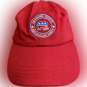 Red Cobra Grainger County TN Republican Party Strap back USA Hat